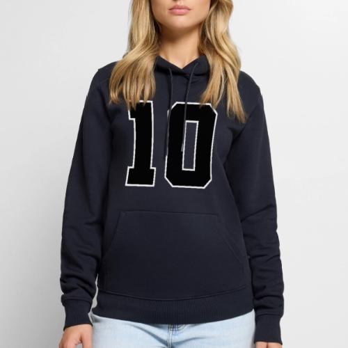 Varsity Number 10 Athletic Design - Men's Premium Hoodie