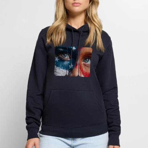 USA: Star-Spangled Glance - Men's Premium Hoodie