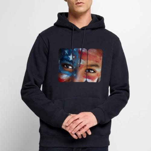 USA: Eyes of the Flag - Men's Premium Hoodie