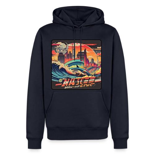 Wavecat City - Men's Premium Hoodie