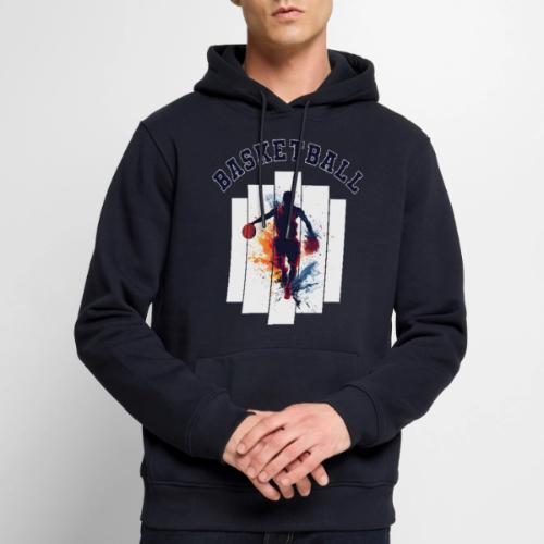 Basketball Never Stops - Men's Premium Hoodie