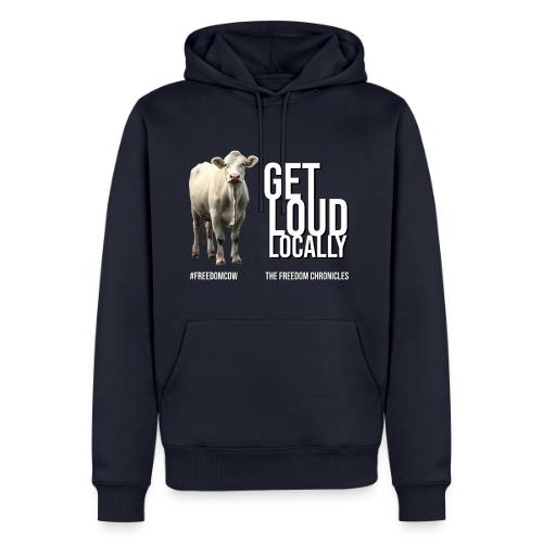 Get Loud Locally - Freedom Cow - Men's Premium Hoodie