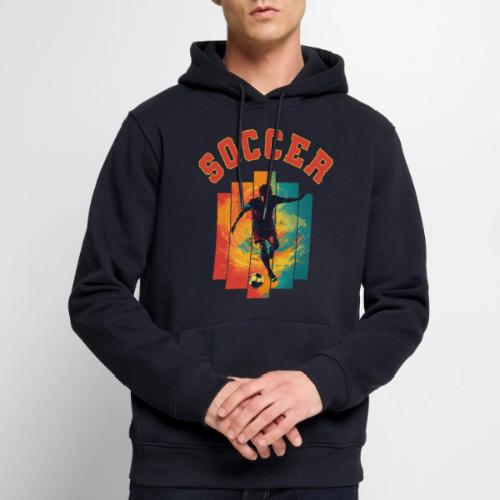 Soccer Heartbeat - Men's Premium Hoodie