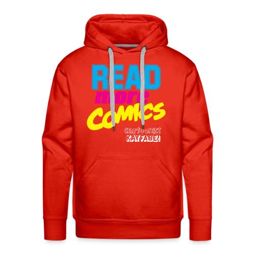 Read More Comics (Dark Shirt design) - Men's Premium Hoodie