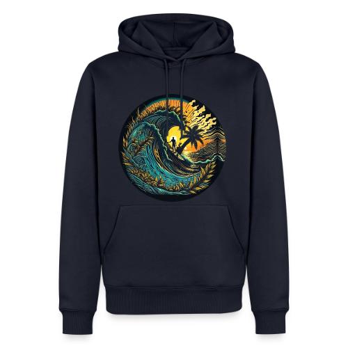 Sunrise Flower Barrel - Men's Premium Hoodie