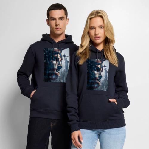 USA: Liberty in Three Visions - Men's Premium Hoodie