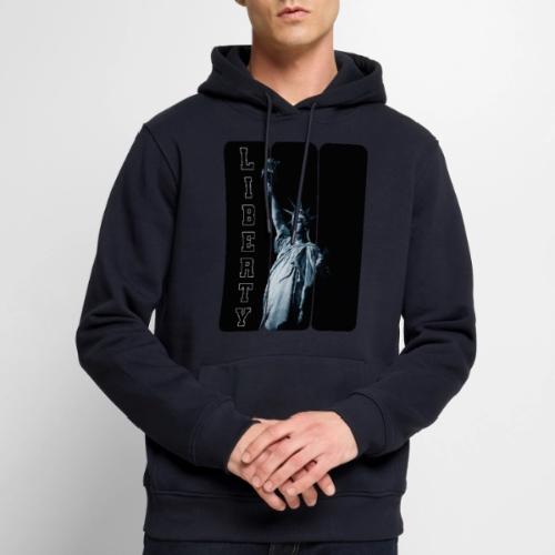 USA: Vertical Liberty - Men's Premium Hoodie