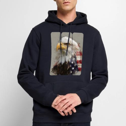 USA: Eagle of the Free - Men's Premium Hoodie