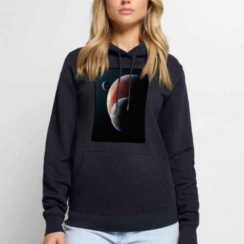 Three Planets Deep Space Design - Men's Premium Hoodie