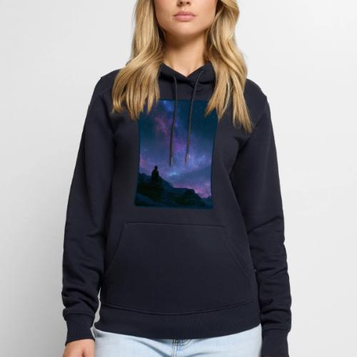 Stargazer Nebula Night Sky Art - Men's Premium Hoodie
