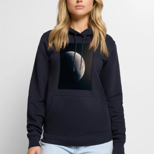 Crescent Moon Celestial Artwork - Men's Premium Hoodie