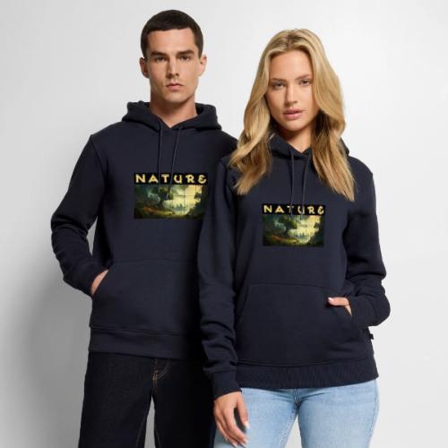 Whispers of Green Peaks - Men's Premium Hoodie