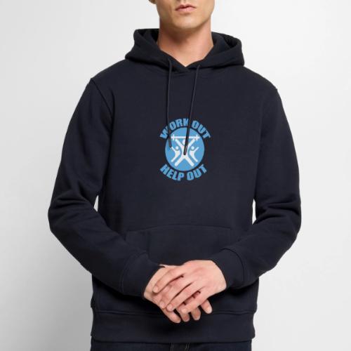 Work Out Help Out- Strength through Service - Men's Premium Hoodie