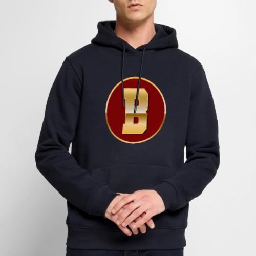 Letter B – Capital Varsity Alphabet Monogram - Men's Premium Hoodie