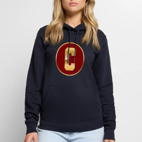 Letter C – Capital Varsity Alphabet Monogram - Men's Premium Hoodie
