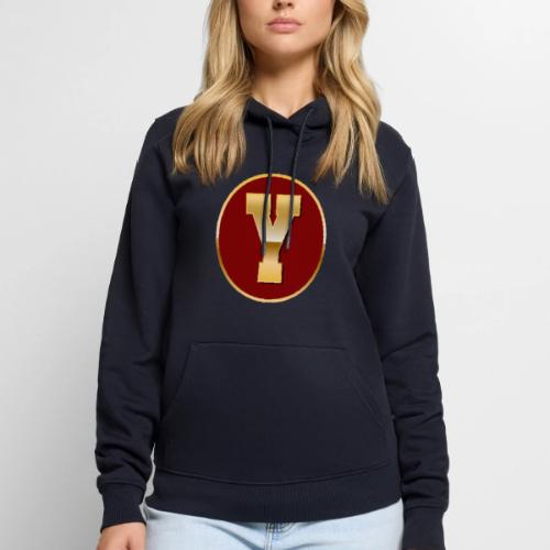 Letter Y – Capital Varsity Alphabet Monogram - Men's Premium Hoodie