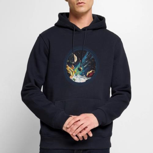 Celestial Collision - Men's Premium Hoodie