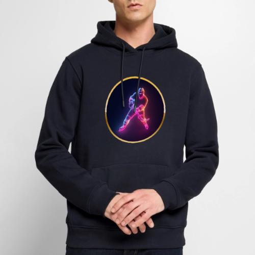 Hockey: Neon Ice Strike - Men's Premium Hoodie