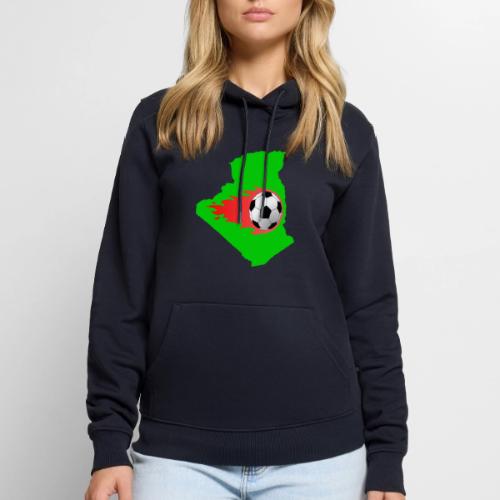 Algerian Football Fire - Men's Premium Hoodie