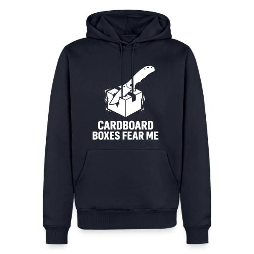 Cardboard Boxes Fear Me - Funny EDC & Warehouse - Men's Premium Hoodie