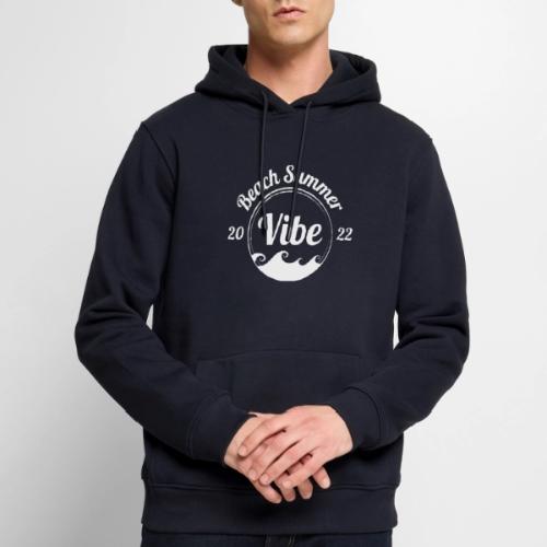 Beach Summer white 2 - Men's Premium Hoodie