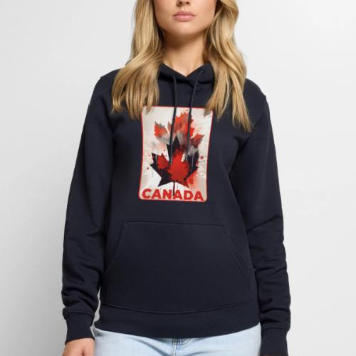 Canada Inked Leaf - Men's Premium Hoodie