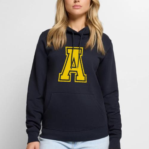 Letter A – Capital Athletic Alphabet Monogram - Men's Premium Hoodie