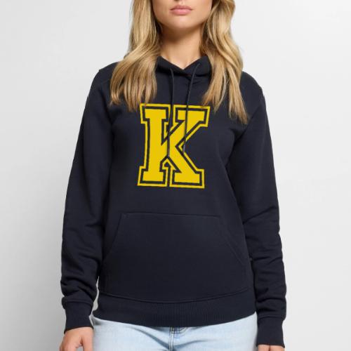 Letter k – Capital Athletic Alphabet Monogram - Men's Premium Hoodie