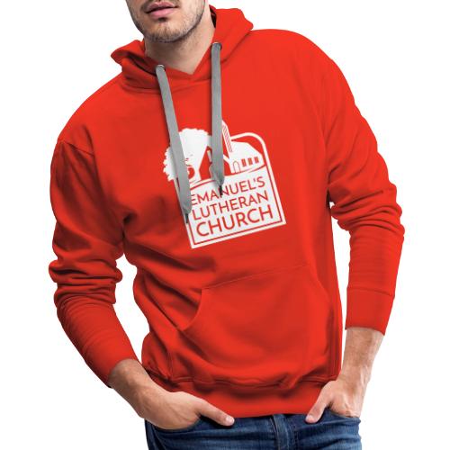 Single Vertical white2 - Men's Premium Hoodie