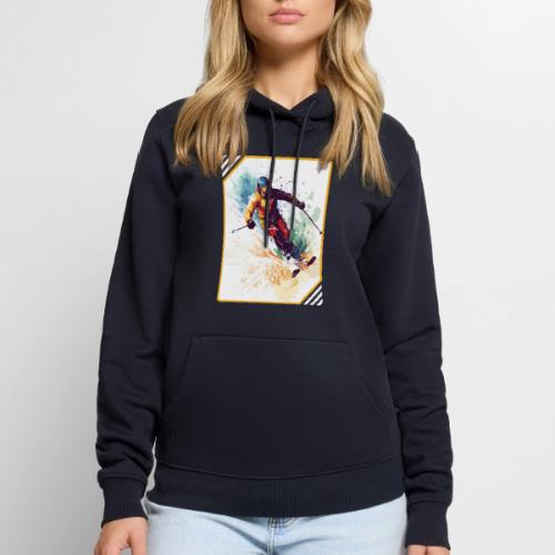 Winter Skiing Escape - Men's Premium Hoodie