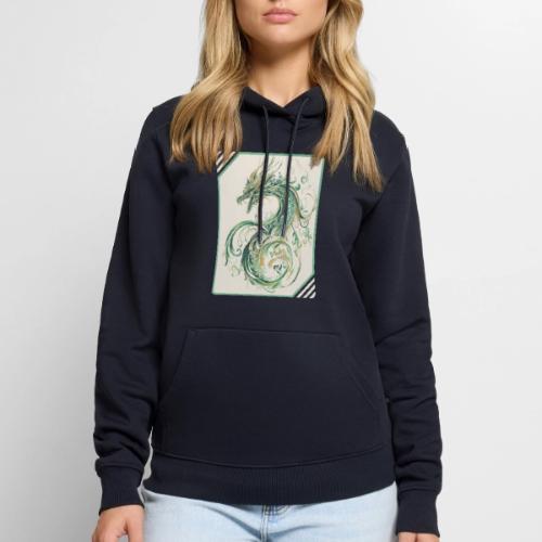 Brush of the Dragon - Men's Premium Hoodie