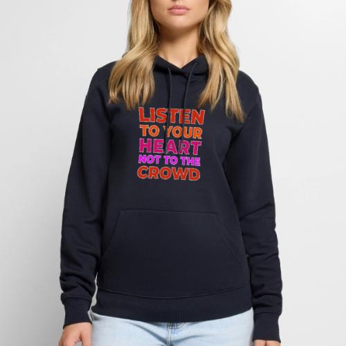 Heart Over Hype - Men's Premium Hoodie