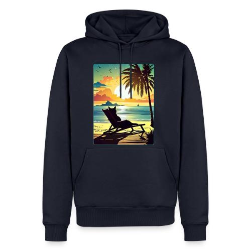 Sunset Cat - Men's Premium Hoodie