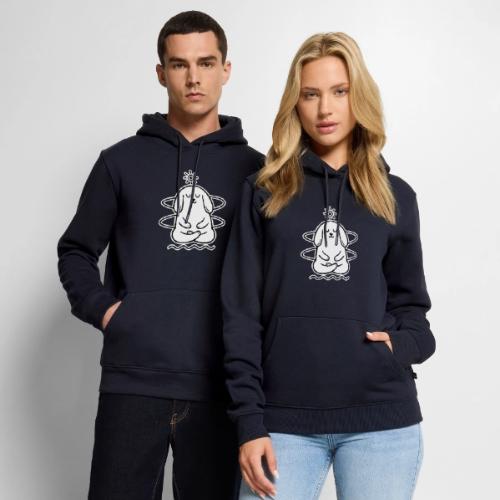 Cute Meditating Bunny Zen Yoga Animal - Men's Premium Hoodie