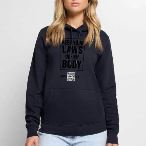 Laws Off (black, front-facing) - Men's Premium Hoodie