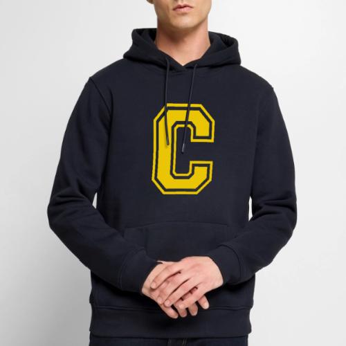Letter C – Capital Athletic Alphabet Monogram - Men's Premium Hoodie