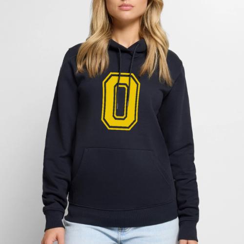 Letter O – Capital Athletic Alphabet Monogram - Men's Premium Hoodie