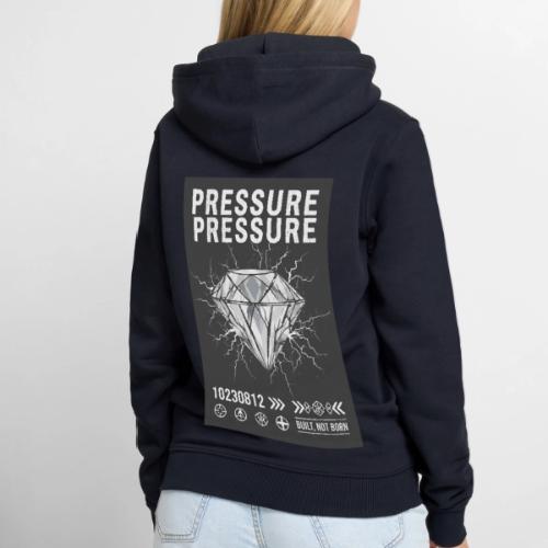 Pressure Made Me Hoodie | Built Not Born Diamond - Men's Premium Hoodie