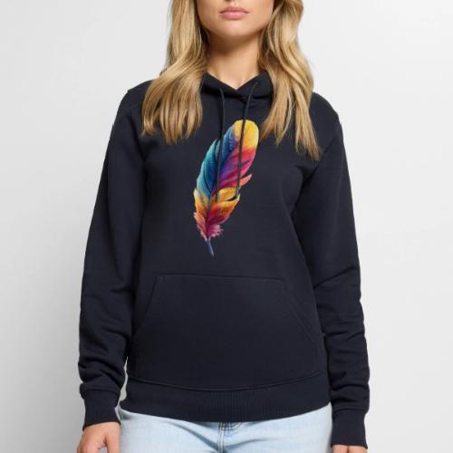 Rainbow Flight Feather - Men's Premium Hoodie