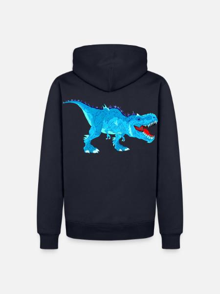 Icy Rex - Men's Premium Hoodie - navy