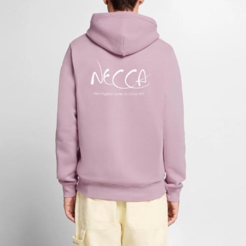 White NECCA Logo - Men's Premium Hoodie