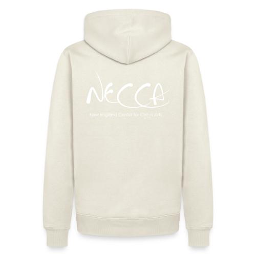 White NECCA Logo - Men's Premium Hoodie