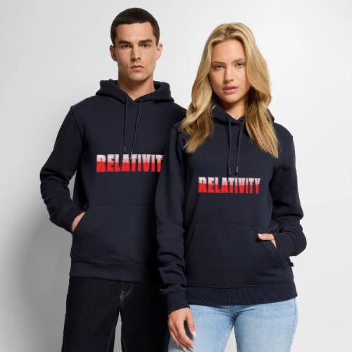 Relativity Science Typography Design - Men's Premium Hoodie