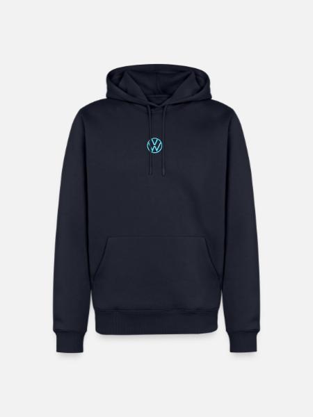 Volkswagen VW Classic Logo Embroidery - Men's Premium Hoodie - navy