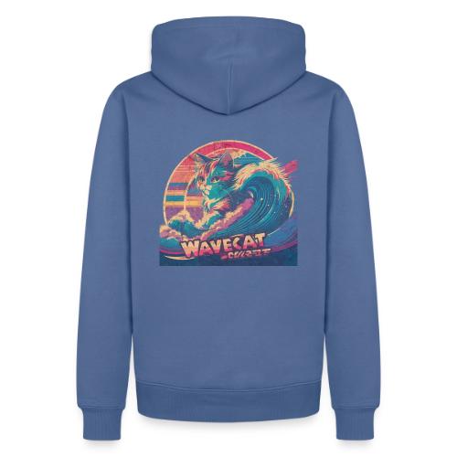 Vintage Wavecat - Men's Premium Hoodie