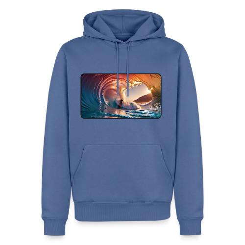 Biggest Barrel Wave - Men's Premium Hoodie