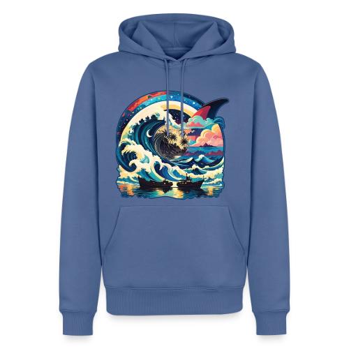 Moonlight Sun Waves - Men's Premium Hoodie
