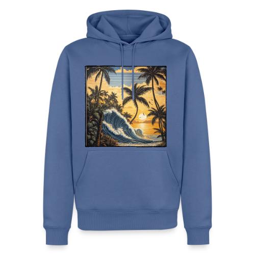 Jungle Wave Sunrise - Men's Premium Hoodie
