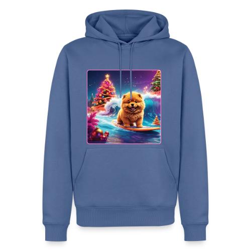 Chow Christmas Surf - Men's Premium Hoodie