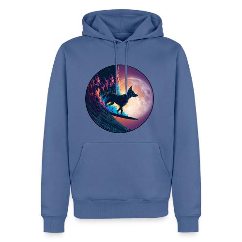 Black Dog Dropping In - Men's Premium Hoodie